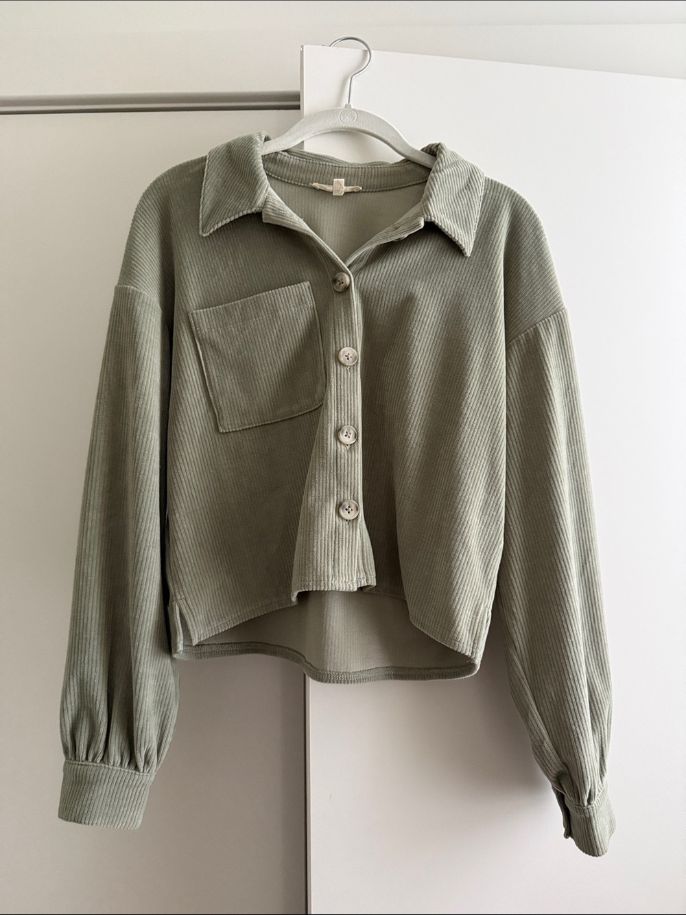 Madewell Sage Corduroy Top
